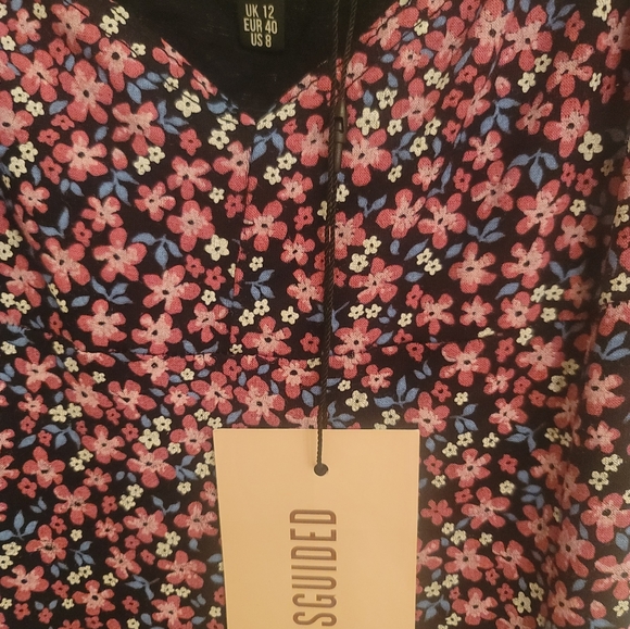 Side Split Milkmaid Midi Dress - Picture 4 of 5